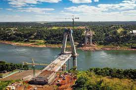 Infraestrutura e Logística: Obra da segunda ponte entre Brasil e Paraguai  atinge 57% de execução - Agência Estadual de Notícias